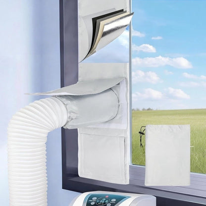 Portable Air Conditioner Window Seal Cloth 28x232cm No Drilling Needed