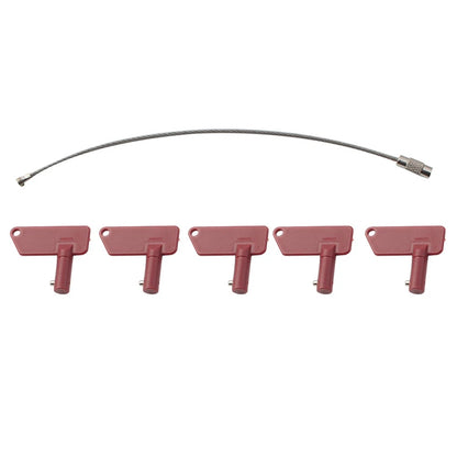 5PCS Ignition Key for Terex Battery Disconnect Isolator