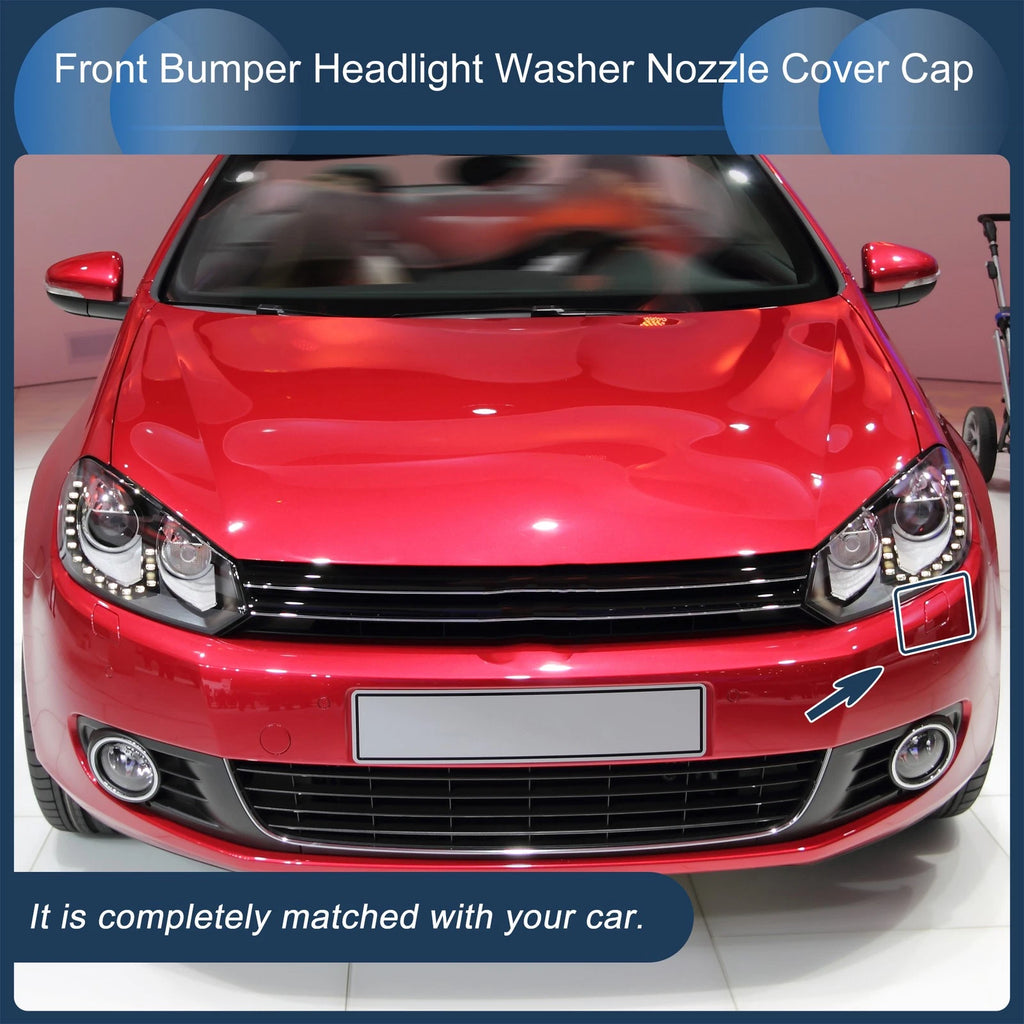 Front Left Washer Nozzle Cover Cap for VW Golf MK7 (2013–2016) 1Pcs