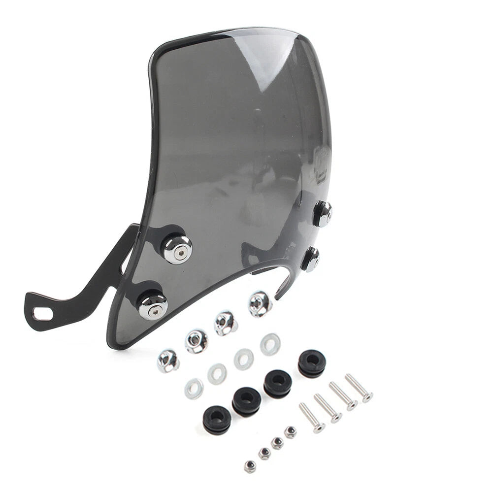 Windshield Wind Deflector for Universal 5-7 Inch Motor Gray