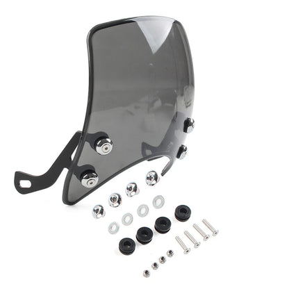Windshield Wind Deflector for Universal 5-7 Inch Motor Gray