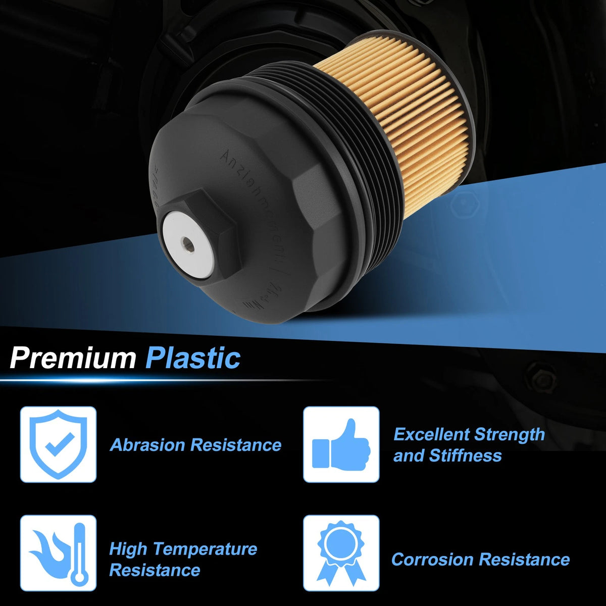 Oil Filter Housing Cap for Audi A8 Quattro (2000–2003) 21115562