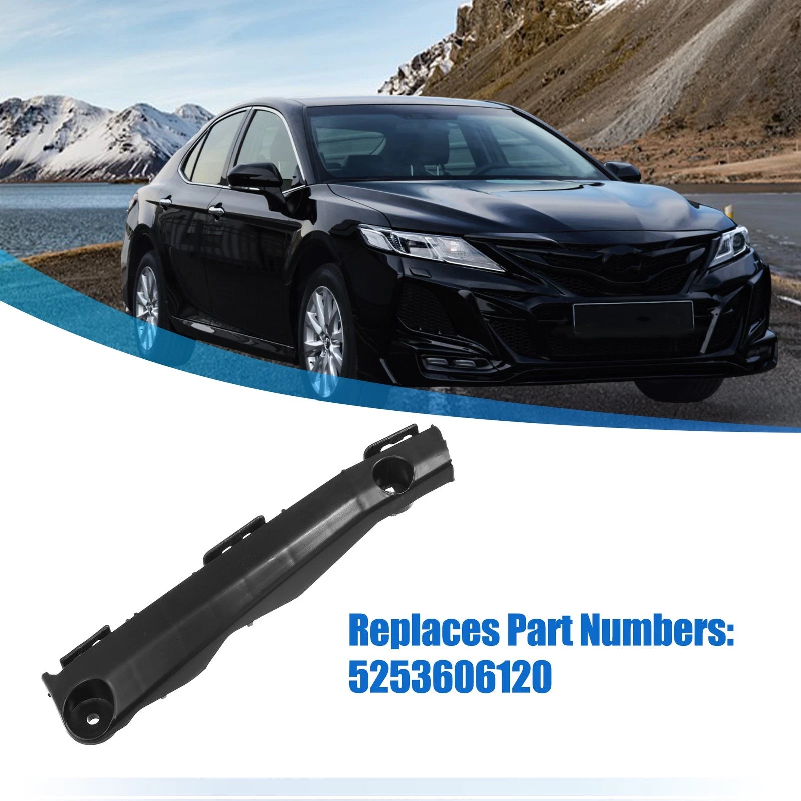 Front Left Bumper Bracket Replacement for Toyota Camry (2015–2017)