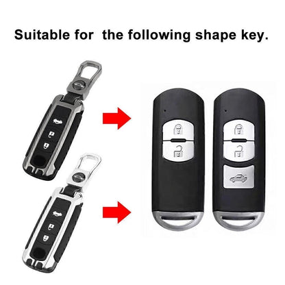 Zinc Alloy Keychain Retainer for Mazda3 CX-5 CX-30 (2014–2023)