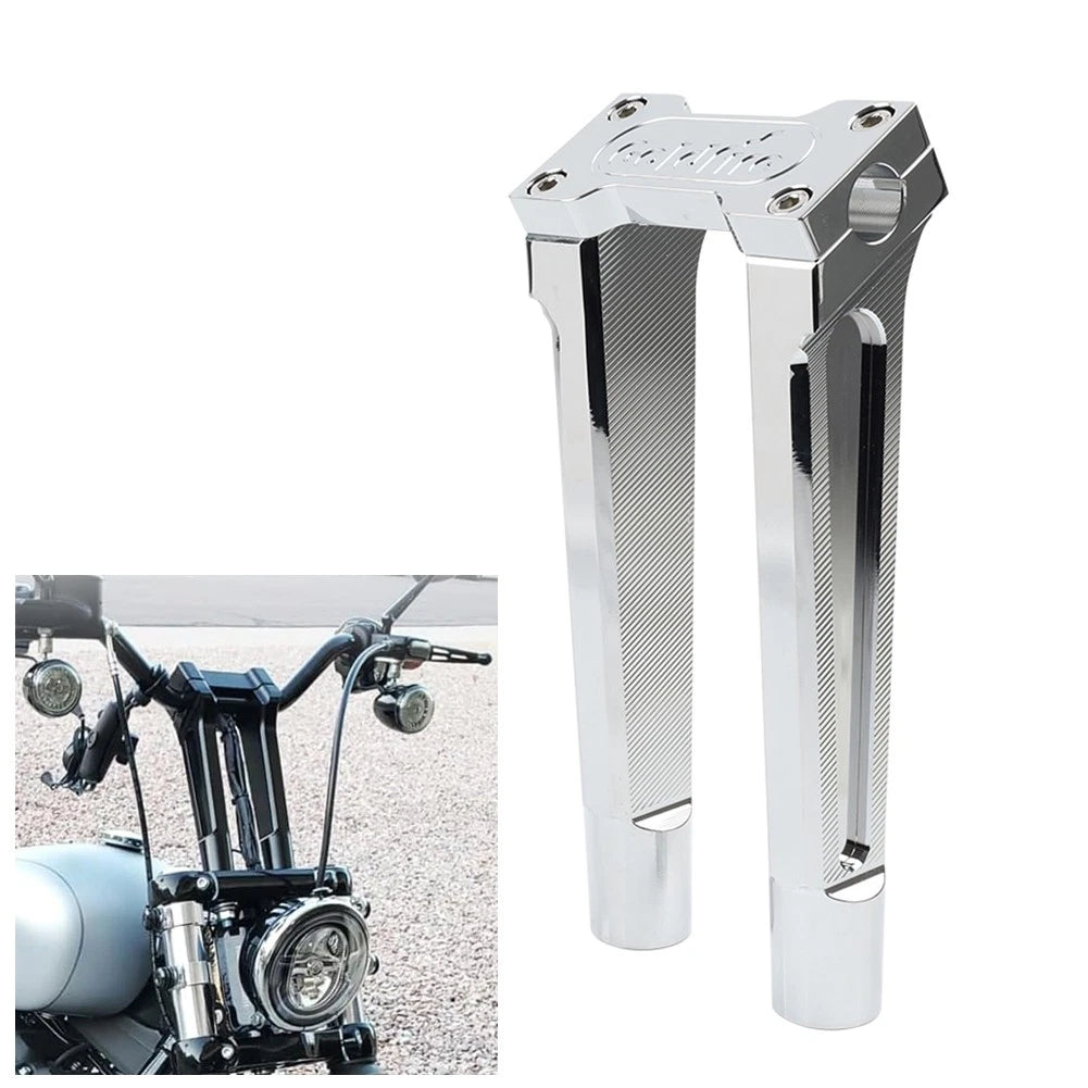 10" Pullback Handlebar Risers Clamp for Harley Sportster Dyna