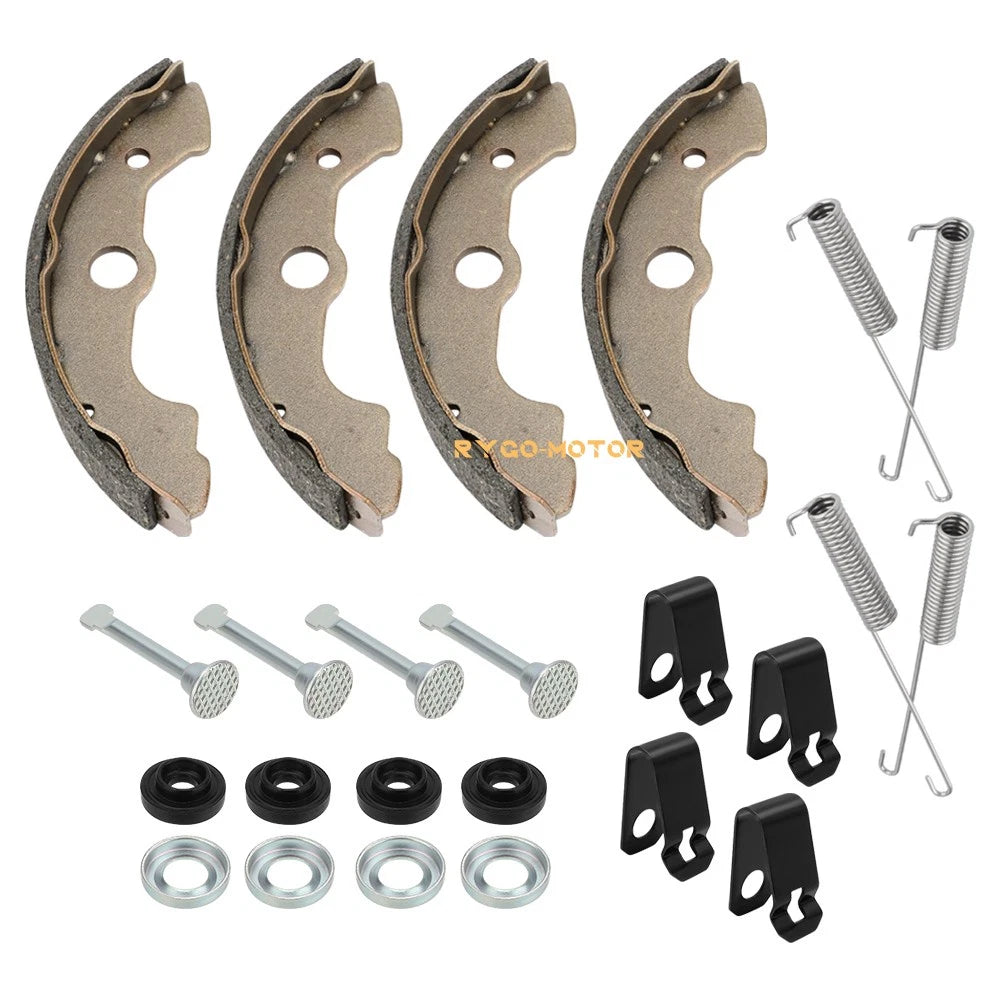 Front Brake Shoes W/ Pins Kit for Honda TRX400 Foreman/FourTrax Rancher (1995–2007)