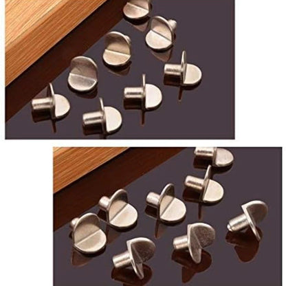 30X L Shaped Plastic Alloy Shelf Brackets for Cabinets Bookcase