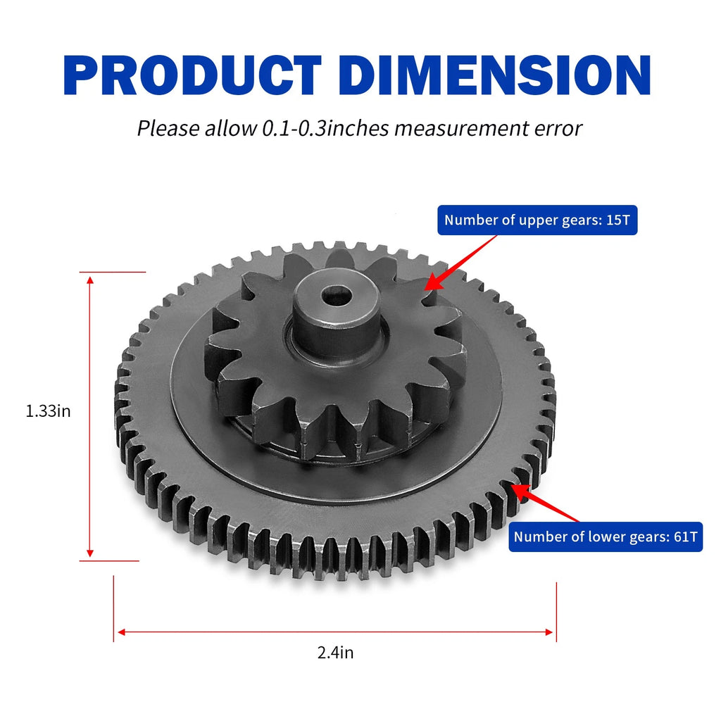 Starter Limiter Gear for Kawasaki Brute Force 650 750 4x4 (2005–2023)