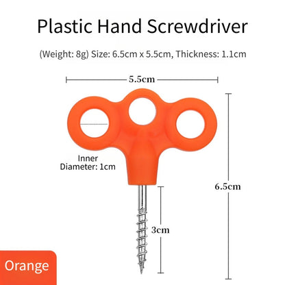 3-Prong Glow Tent Stakes for Hiking and Camping