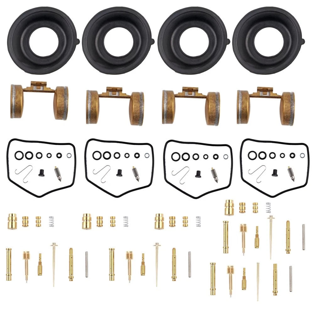 Set of 4 Carburetor Diaphragm Float Parts for Honda CB350 CL350 (1968–1973)