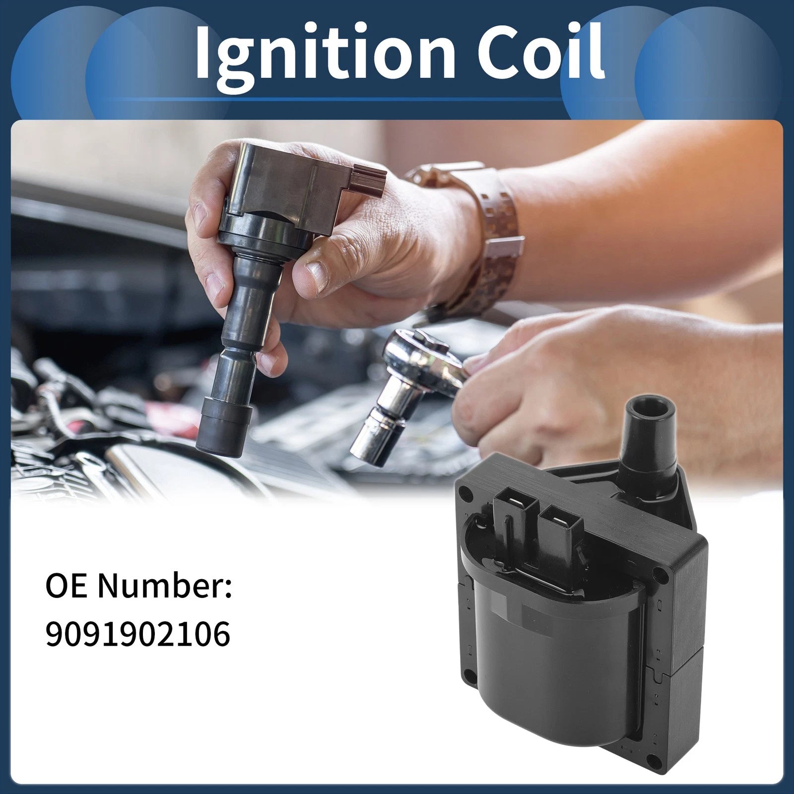 Ignition Coil Pack Replacement for Toyota Pickup (1981–1990)