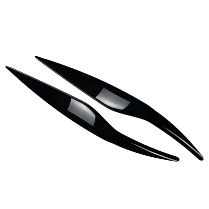 Headlight Headlamp Eyebrow Eyelids Frame Cover Trim Ford Fiesta MK6 08-12