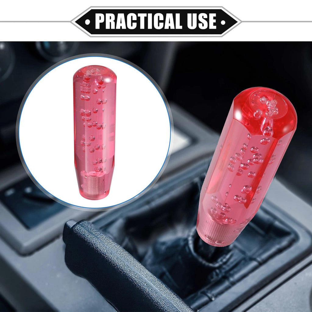 Faux Crystal Gear Shift Knob for Universal Vehicles (15cm, Red)