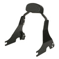 Black Short Passenger Backrest Bracket Pad for Harley Sportster (2004–Up)