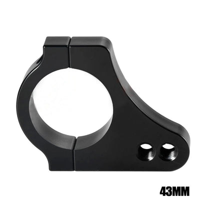 43MM Black Motorcycle Steering Damper Fork Frame Bracket Reduce Lever Vibration