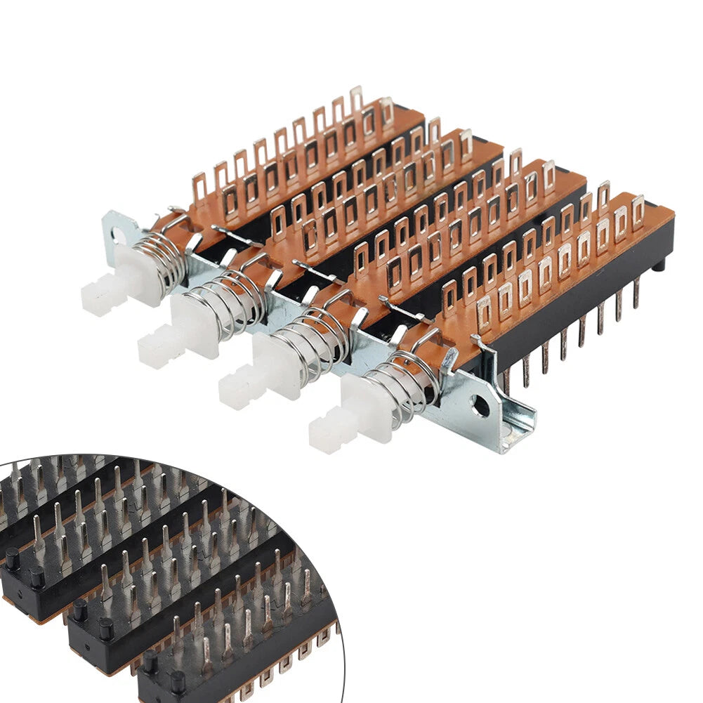 Interlock Push Button Switch 18 Pin 4 Row for