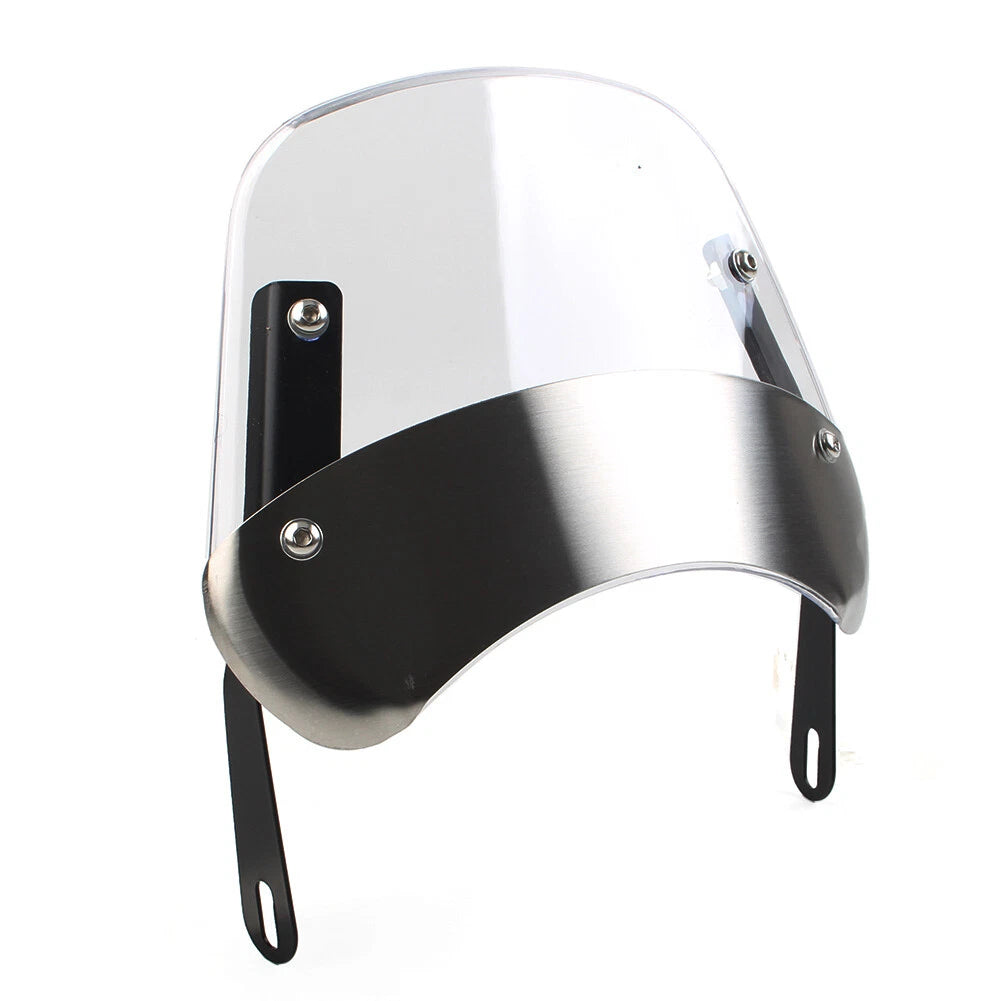 5"-9.45" Motorcycle Headlight Windshield Wind Deflector Windscreen