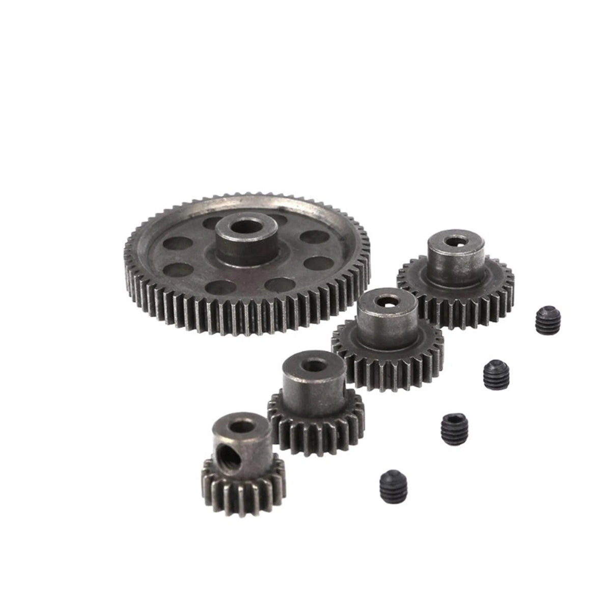 Steel Spur Differential Gear Motor Pinion Cogs for HSP 1/10 RC Car (17-64T)