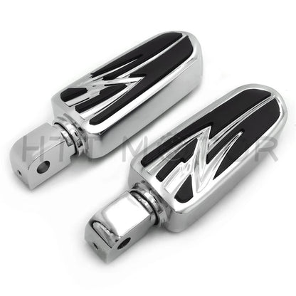 Chrome Flash Footpegs for Honda Rebel 250 (1996–2016) VT1300 (2010–2016)