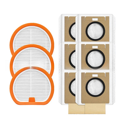 HEPA Filter and Dust Bag Pack for uwant Robot Vacuum (Self-Emptying Base)
