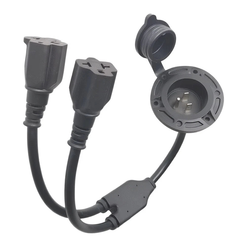 5-in-1 AC Adapter for Marine Power Cord (Weather Resistant, Flush-Mount)