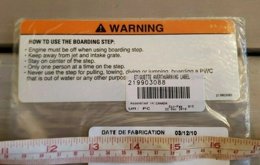 Boarding Step Sticker for Yamaha Kawasaki Sea-Doo Waverunner (Jet Ski)