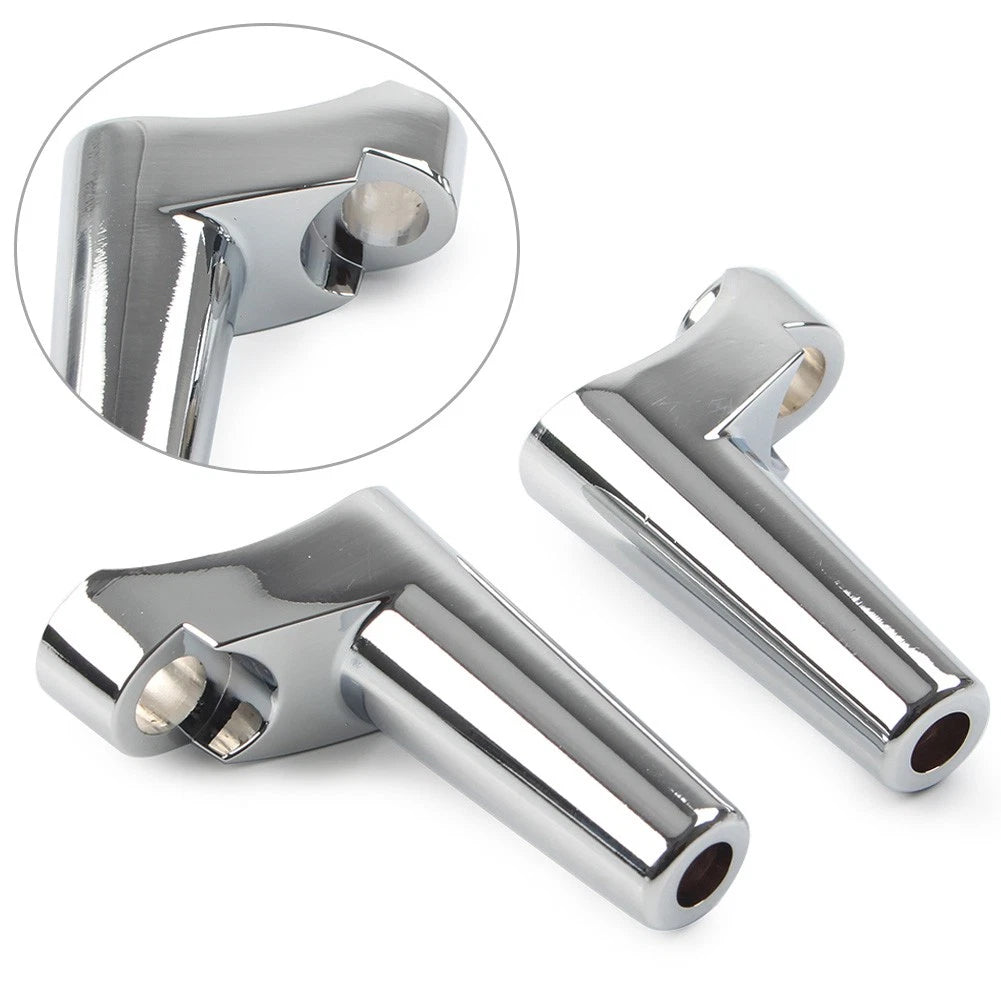 Front Turn Signal Mounts Relocation Kit for Harley Dyna Sportster XL883N (–) Chrome