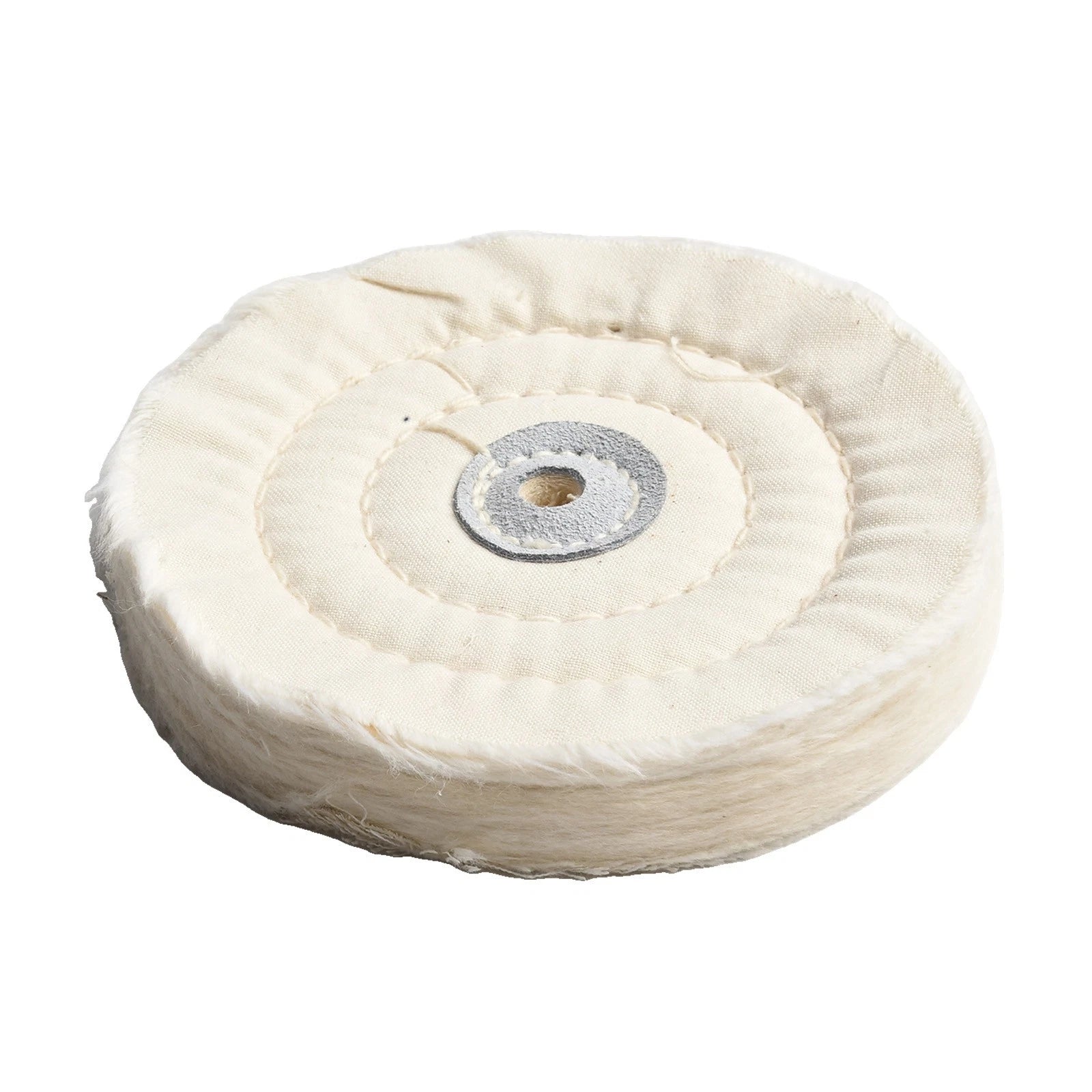 Cotton Buff Wheel 5" for Grinder (125mm Outer Dia, 10mm Inner Hole)
