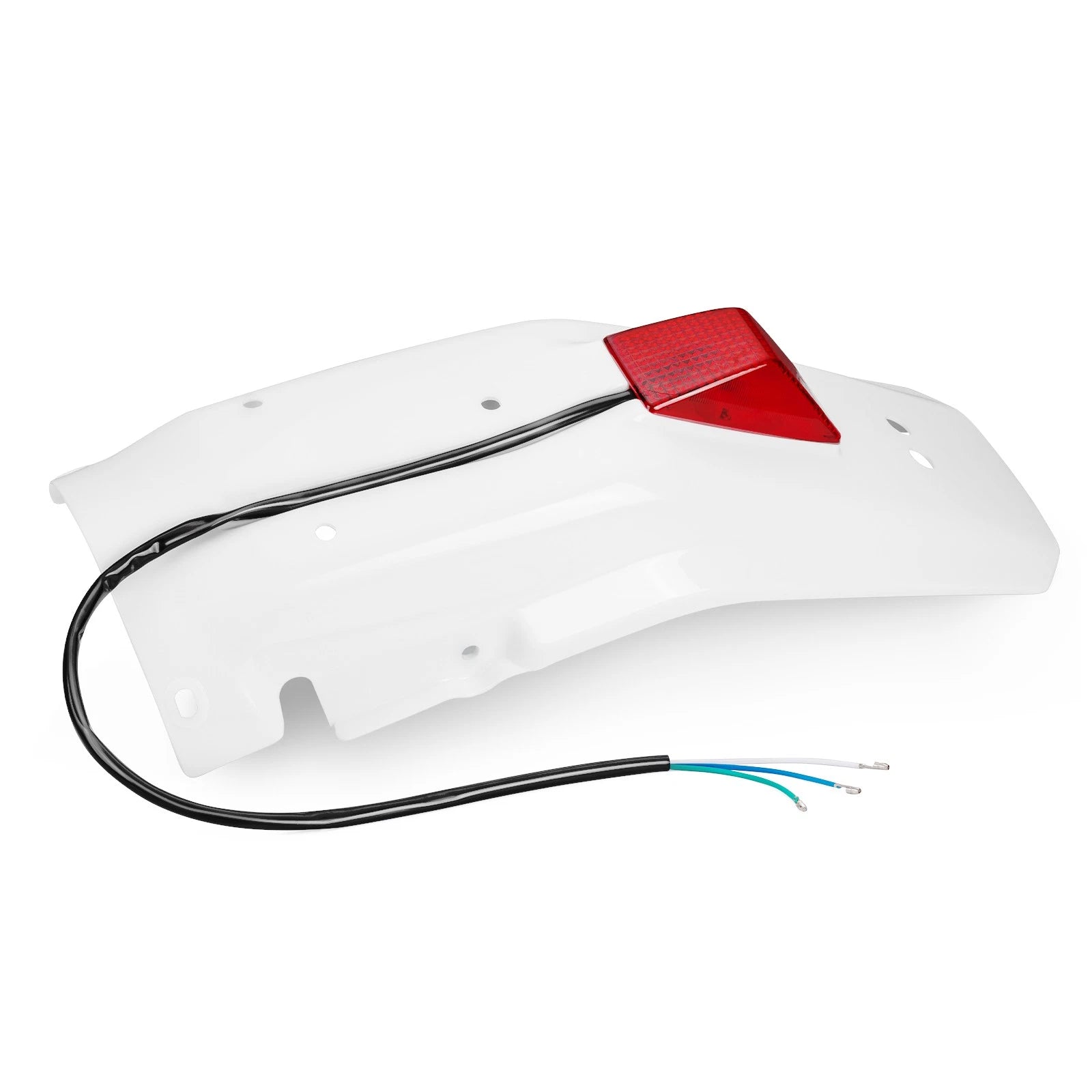 White Rear Fender & Taillight for Honda XR250R XR600R XR650L XR350R XR250L (1985–2024)