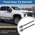 2 Pcs Front Inner Tie Rod End Links Replacement for Chevrolet Impala (2000–2013)