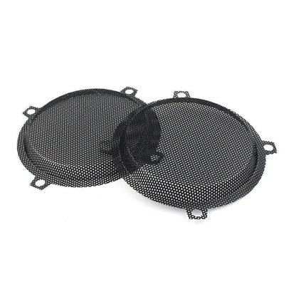 Black Wired Punched Steel Mesh Speaker Grills for Harley Davidson Electra Glide (2014–2023)