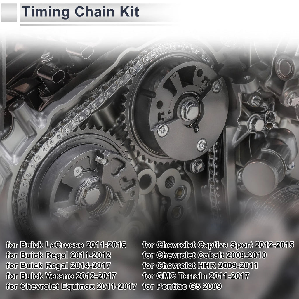Timing Chain Kit Replacement for Buick LaCrosse Regal Verano (2008–2017)