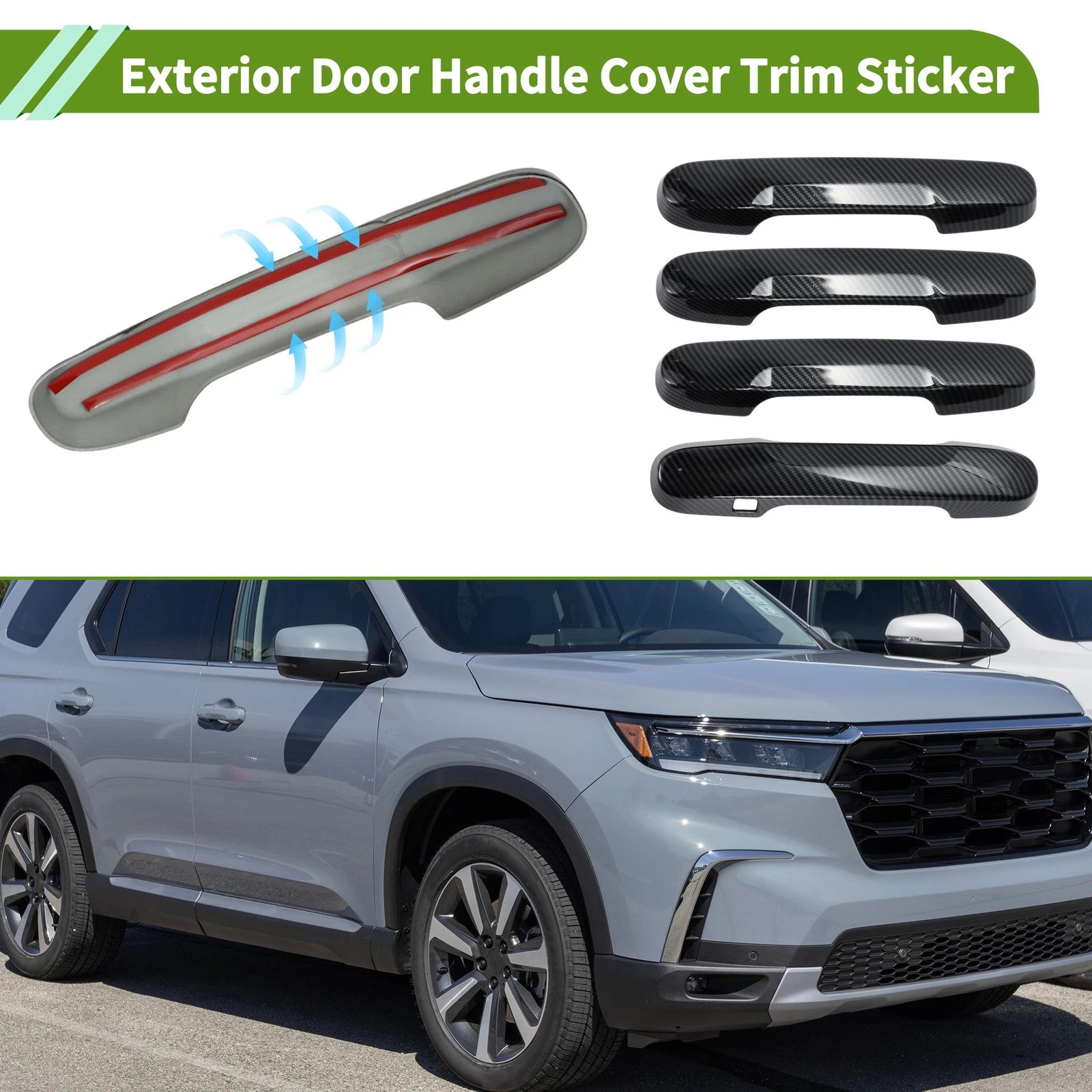 Exterior Door Handle Cover Trim for Honda Pilot (2025–2026)