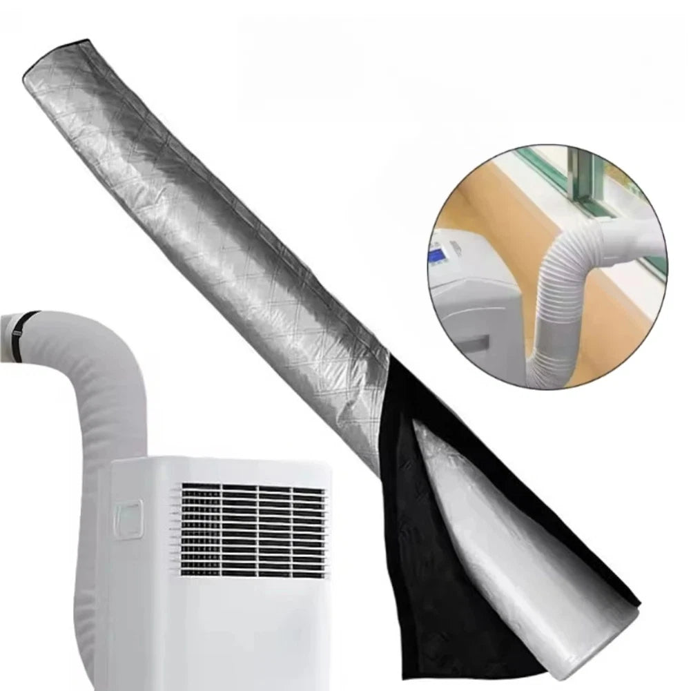 Portable AC Hose Insulation Cover with Aluminum Foil Cotton Oxford Cloth