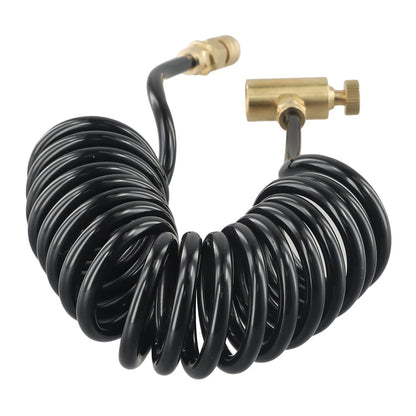 Set of 2 Brass Green Gas Adapter Tubes for Improved Gameplay Efficiency