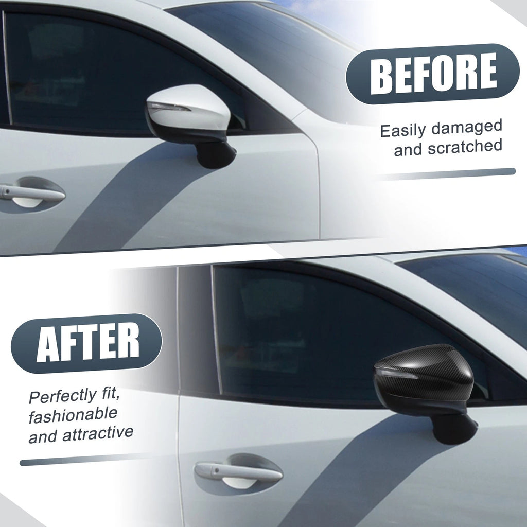 Rearview Mirror Cover Overlay Replacement for Mazda CX-3 (2017–2018)