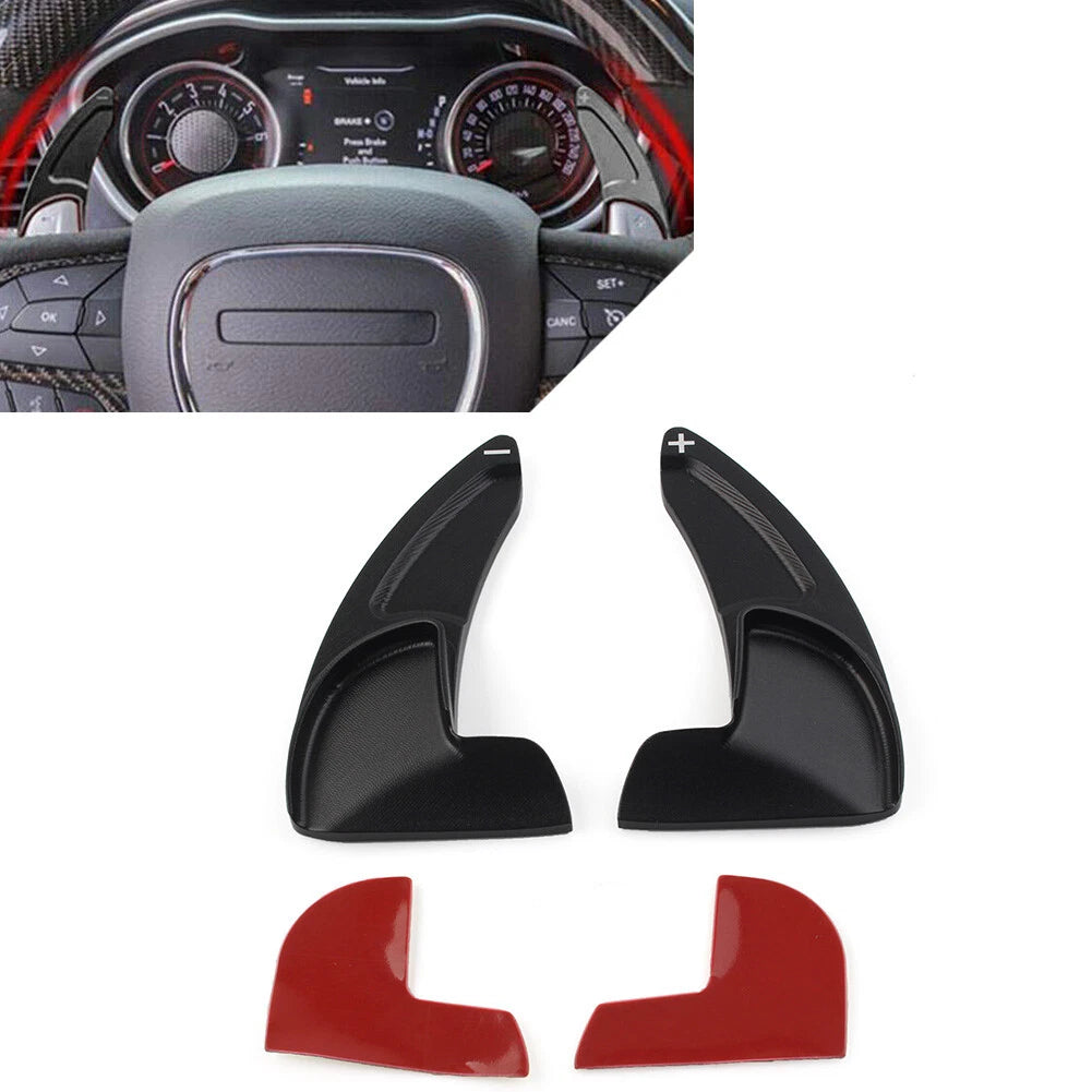 2X Steering Wheel Shift Paddle Shifter Extensions for Dodge Jeep Chrysler