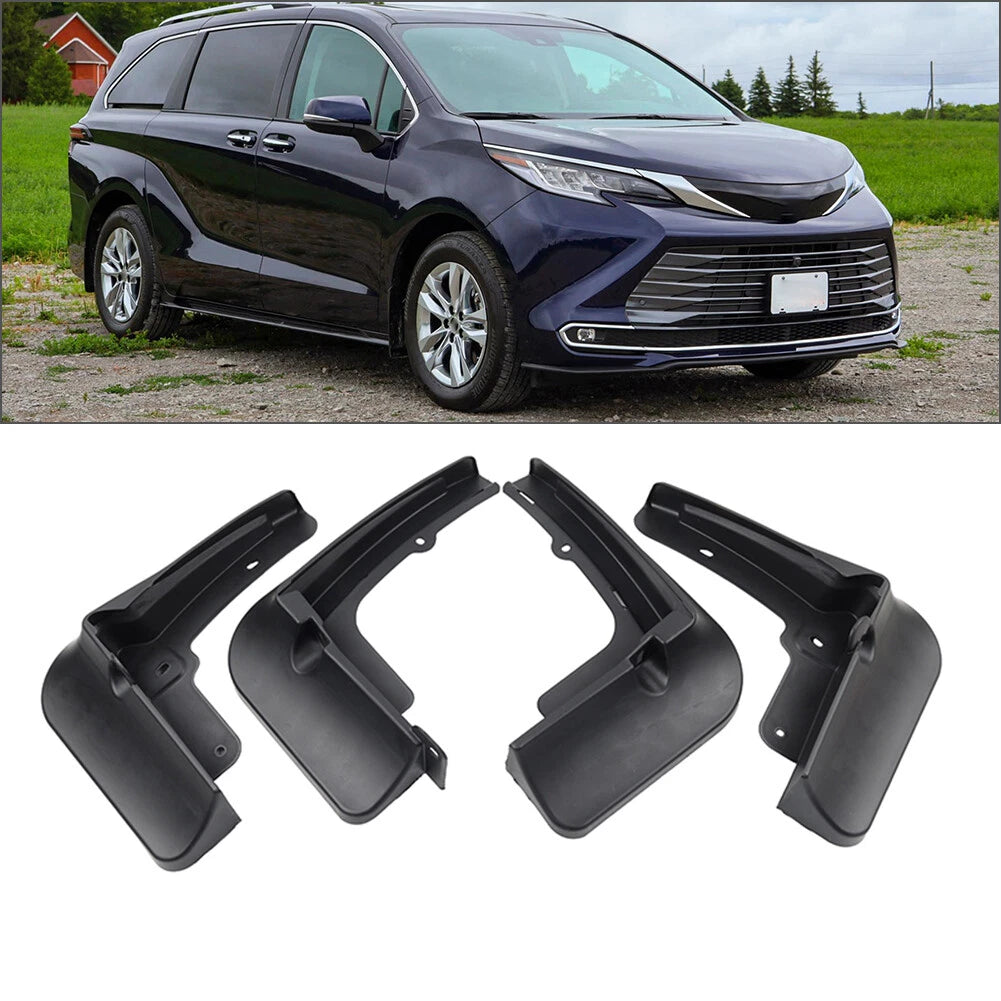 Mud Flaps Splash Guards for Toyota Sienna (2021–2024)