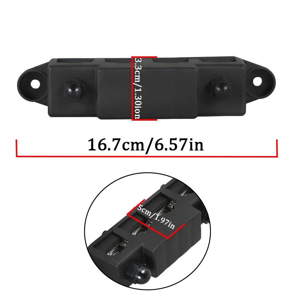 4 Post Power Distribution Block for 12V Systems (250A) with Cover