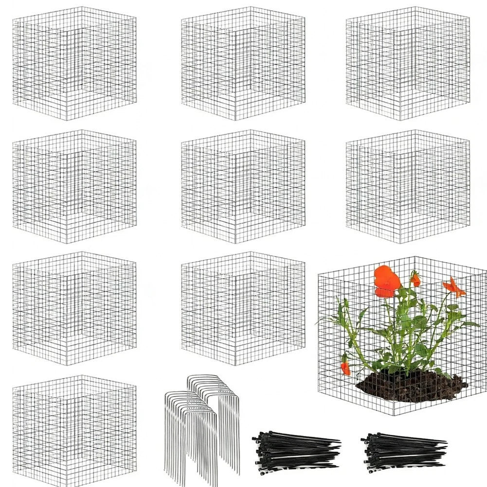 Wire Plant Protector Mesh Cage for Garden Vegetables and Shrubs