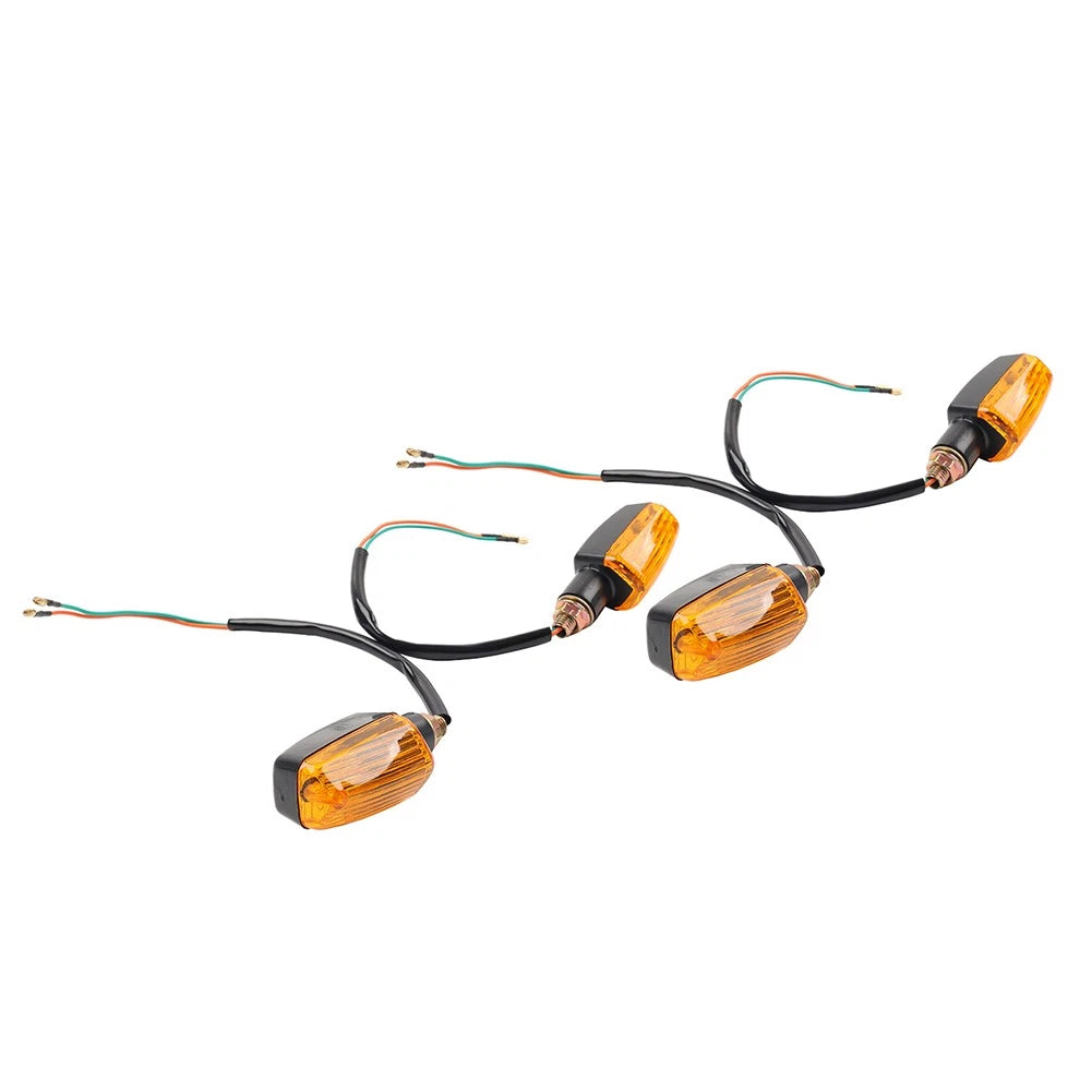 2Pair Yellow Indicator Flasher Blinker For Suzuki GSF600 GSF650 GSF1200 Bandit