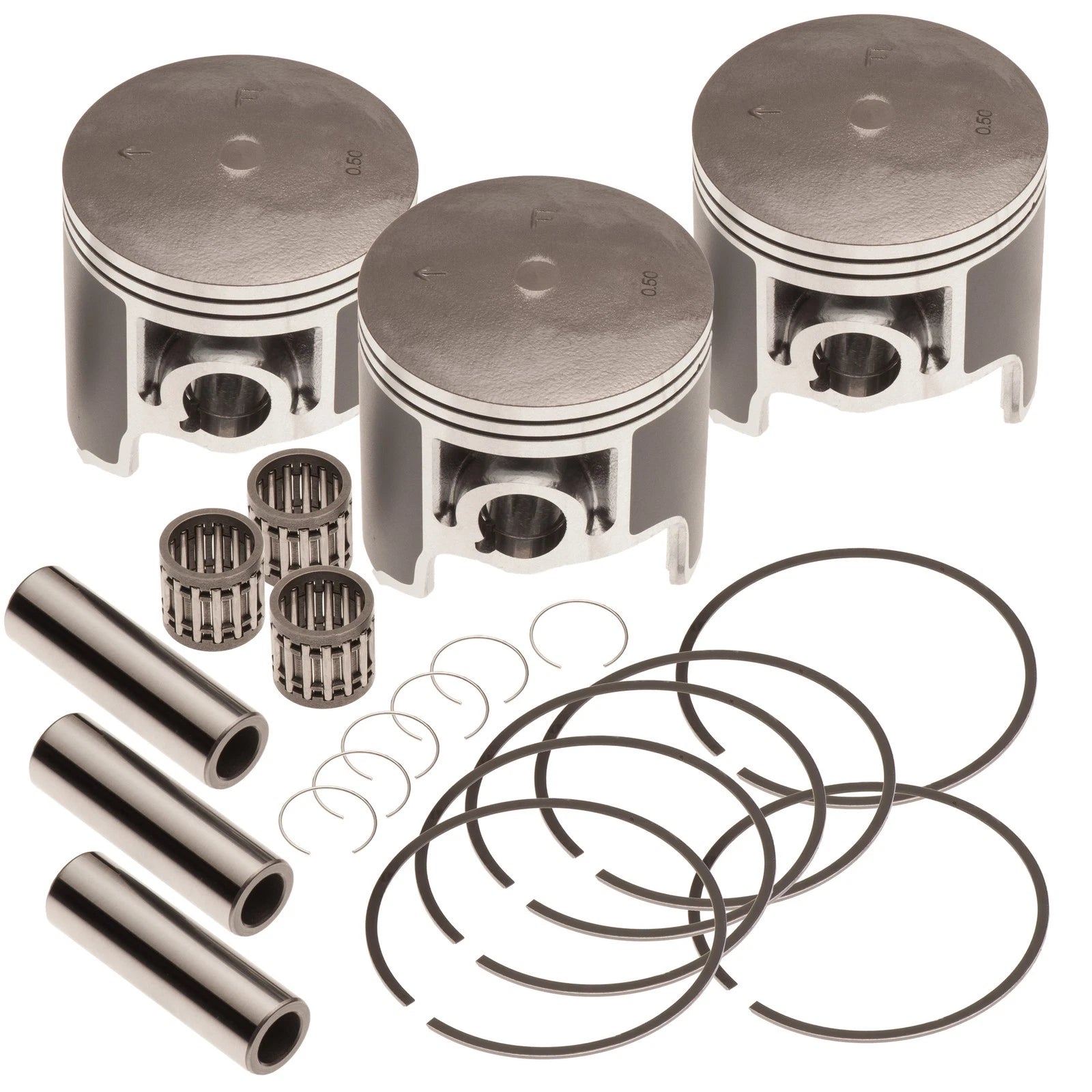 Triple Piston Kit for Yamaha Wave Raider Venture Exciter 1100 (1995–1999) .50MM Over