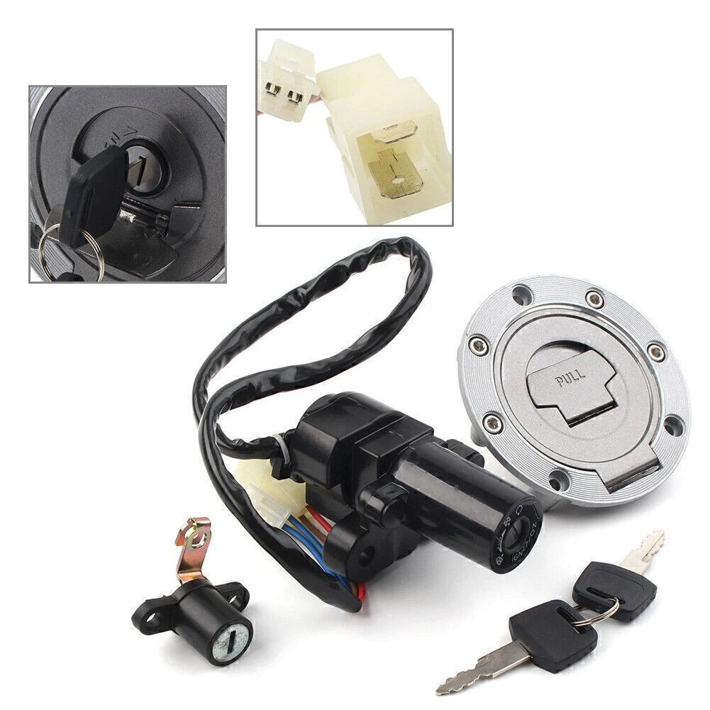 Ignition Switch Lock Fuel Gas Cap Key Set for Yamaha FZ09/FZ6R (2014–2016)