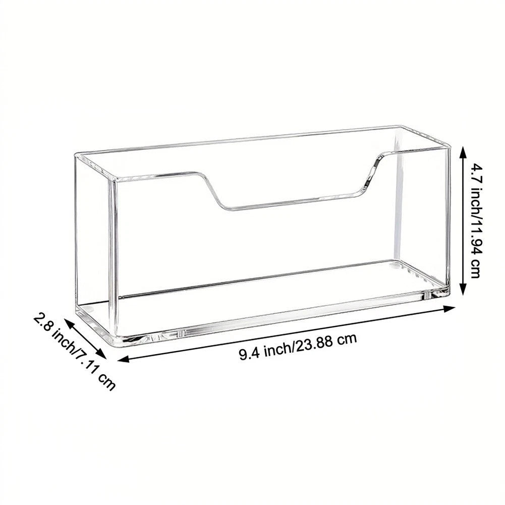 2X Waterproof Acrylic Napkin Holder Set for Kitchen or Dining Area