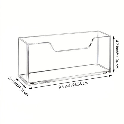 2X Waterproof Acrylic Napkin Holder Set for Kitchen or Dining Area