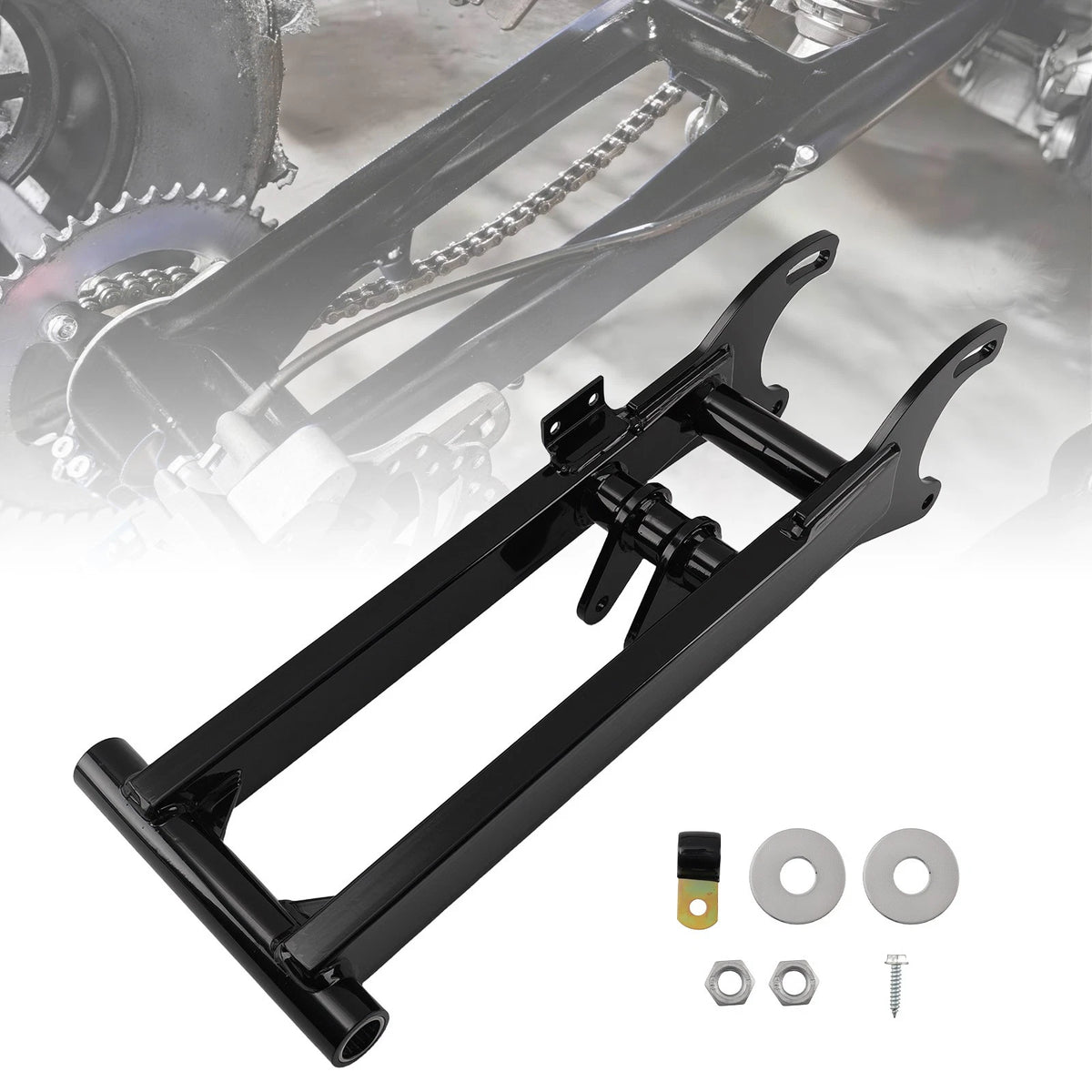 2in Extended Swingarm for Yamaha Banshee 350 (1987–2006) Steel Black