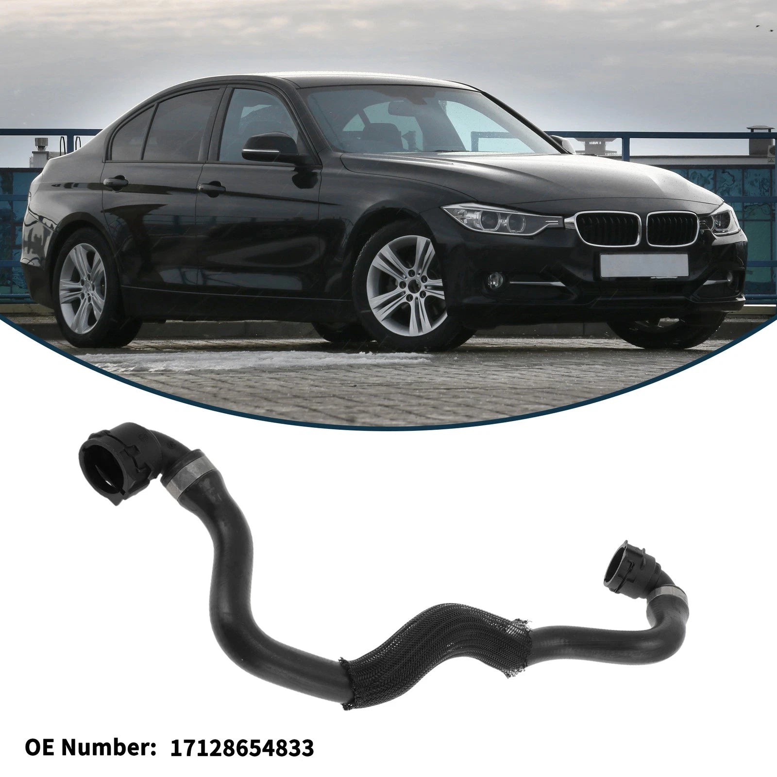 Radiator Hose Replacement for BMW 3 Series (2020–2024) Rubber Coolant Pipe