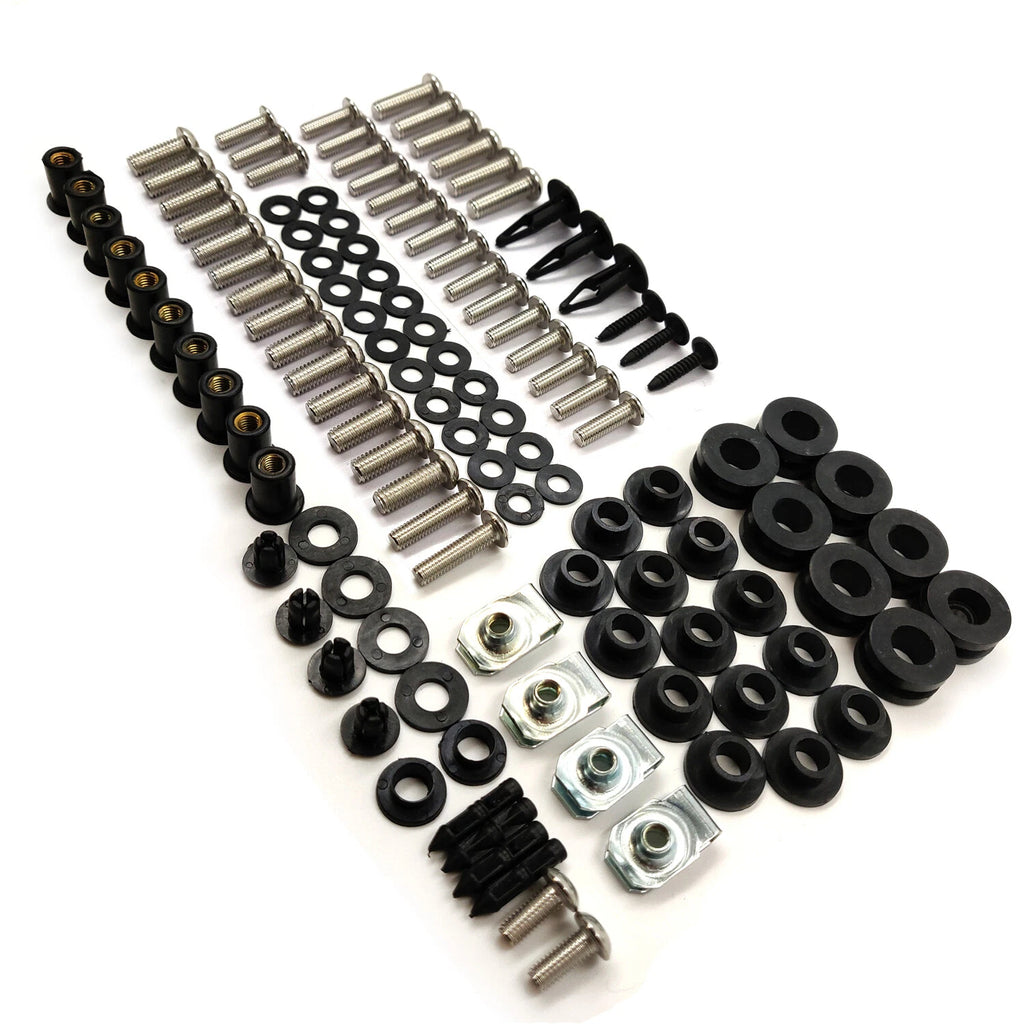 Complete Fairing Bolt Kit for Kawasaki Ninja 250 EX250R (2008–2012)