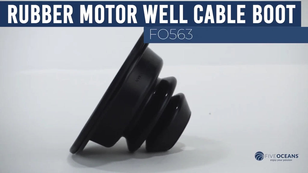 Motor Well Boot for Five Oceans (Up to 5-1/2" Diameter)