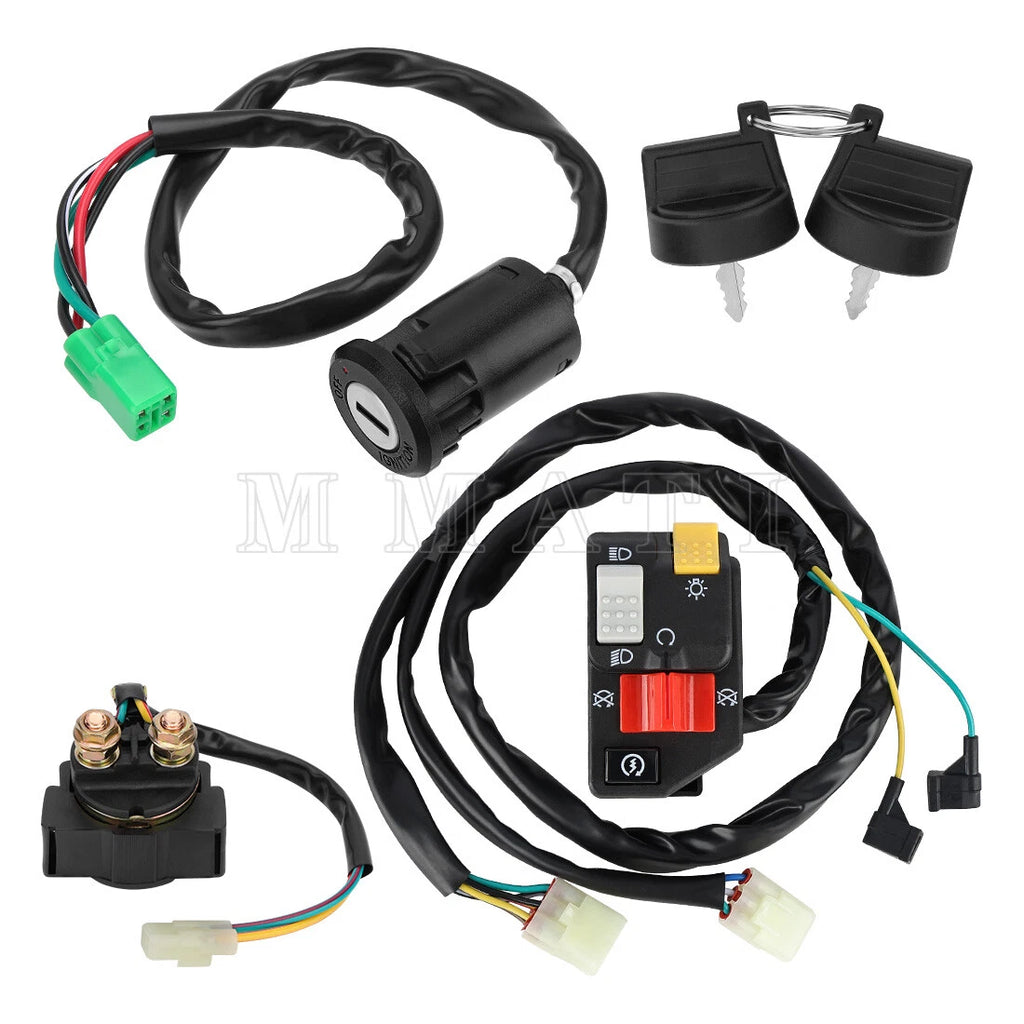 Handlebar Ignition Key Switch w/Starter Relay for Honda TRX450ER (2006–2014)